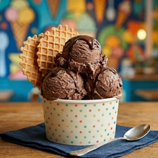 Chocolate Brownie Ice Cream