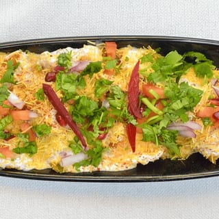 Samosa Chaat Without Chole