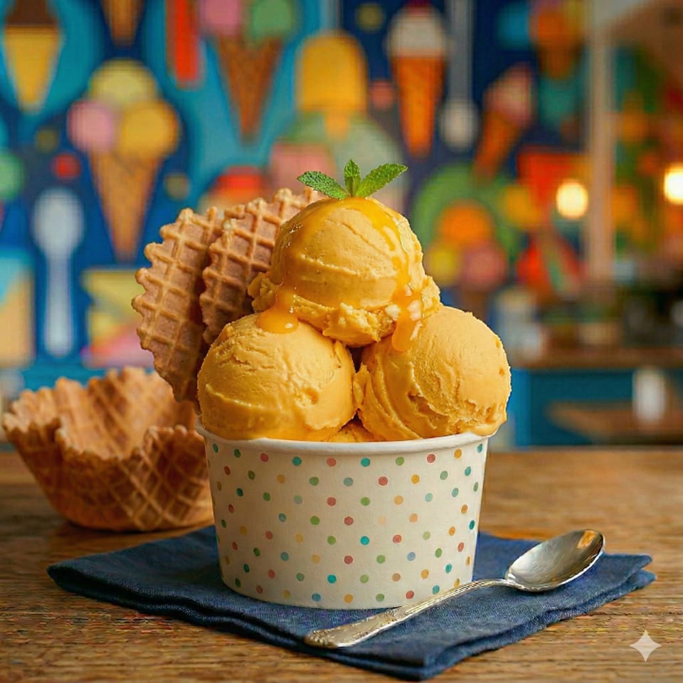 Mango Ice Cream Delight