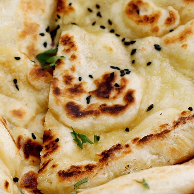 Savor our butter naan