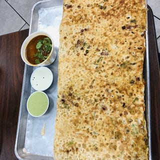 Rava Onion Masala Dosa